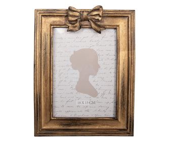 Gold Tabletop Photo Frame 16x3x22 cm / 10x15 cm