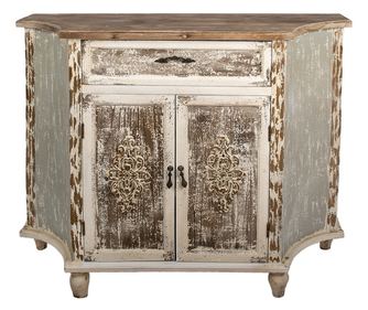 Vintage Wooden Chest of Drawers 120x40x97 cm