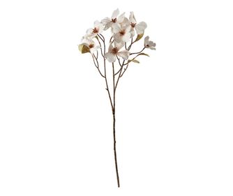 White and Brown Artificial Flower 12x8x72 cm