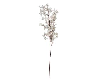 Set of 3 White Artificial Flowers 15x7x112 cm