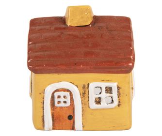 Christmas Candle Ceramic House 8x7x10 cm