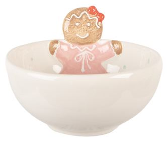 Gingerbread Ceramic Bowl 18x17x12 cm / 700 ml