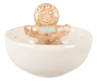 Gingerbread Ceramic Bowl Ø 13x9 cm / 250 ml