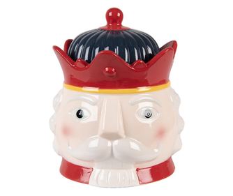 Nutcracker Jar, ceramic Ø 16x19 cm