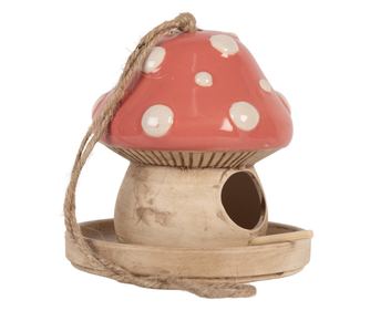 Keramička kućica za ptice Ø 13x13 cm