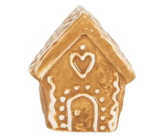Christmas House Ceramic Card Holder 5x4x6 cm
