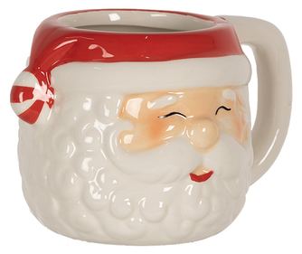 Multicolor Ceramic Santa Claus Mug 15x11x9 cm / 450 ml