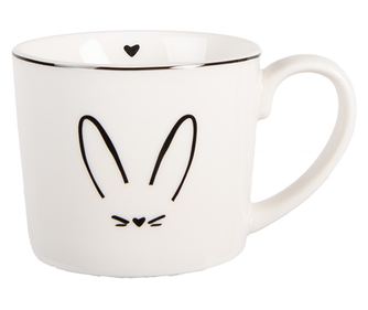 Керамична чаша Заек 12x8x7 см / 275 мл