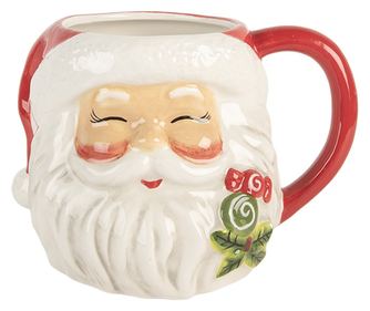 Multicolor Ceramic Santa Claus Mug 16x12x11 cm / 550 ml