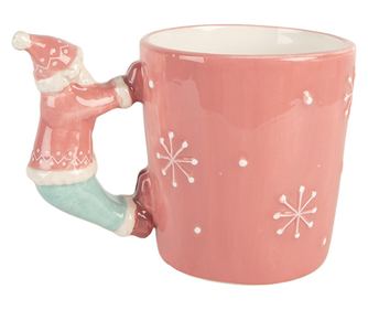 Multicolor Ceramic Santa Claus Mug 15x10x11 cm / 400 ml