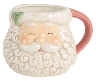 Multicolor Ceramic Santa Mug 16x11x10 cm / 550 ml