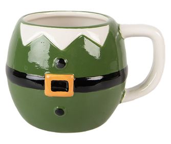 Multicolor Ceramic Christmas Mug 14x11x9 cm / 450 ml