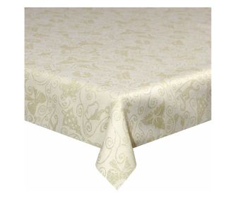 Fata de masa Tognana Gold Gift, Poliester, 140 x 240 cm, Auriu