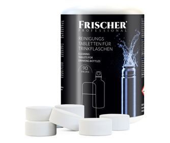 Tablete de curatare pentru termosuri si recipiente de baut Frischer - elimina reziduurile, petele si mirosurile, 90 buc