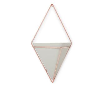 Bijela viseća tegla za cvijeće