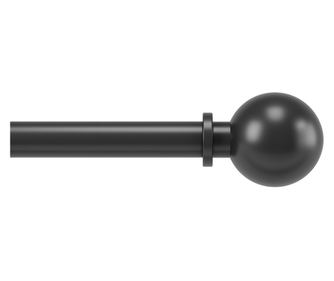 Crna karniša za zavjese