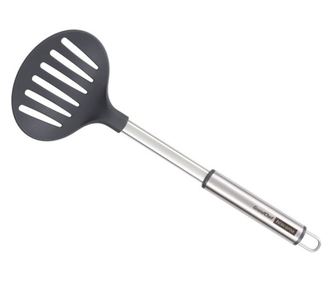 Široka lopatica s rupicama grafitne boje