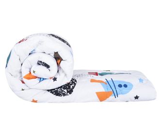 Pamut takaró rakétákkal, 200X220 cm, 300 g/m² töltet