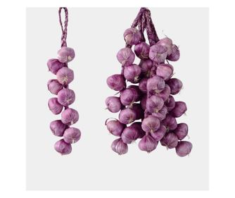 Legatura Usturoi Mov Artificial – 43 cm, 1 sau 2 bucati - 1 Legatura