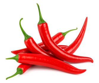 Ardei Artificial Lung – 20.5 cm, set 3 sau 5 bucati - 5 bucati