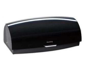 Klausberg KB 7931 kenyértartó doboz, 45 cm, ergonomikus fogantyú, fém, fekete