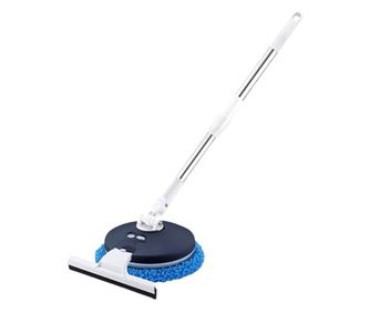 Mop rotativ electric fara fir, cap 360°, maner telescopic reglabil, pentru geamuri, masina sau podele