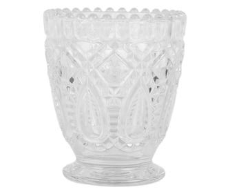 Glass Candle Holder Ø 9x10 cm