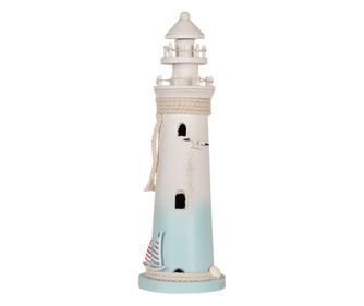 Multicolor Wooden Lighthouse Ø 13x42 cm