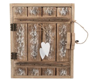 Brown Wooden Key Box 24x7x30 cm