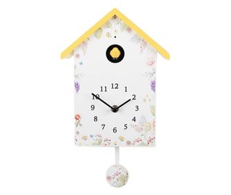 Višebojna kukavica sat s njihalom 20x10x26 cm