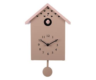 Ružičasto-crna kukavica sa njihalom, 20x10x26 cm