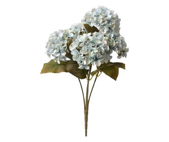 Artificial Blue-Green Hydrangea Bouquet 15x15x42 cm