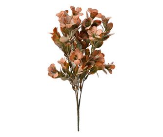 Artificial Orange and Green Flower Bouquet 8x8x35 cm