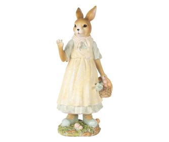 Easter Bunny Figurine Polyresin 15x12x33 cm