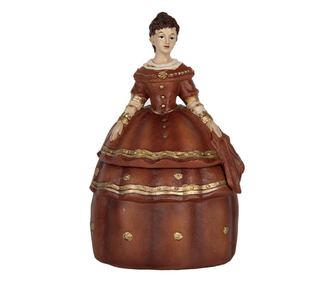 Multicolor Polyresin Woman Figurine 19x16x29 cm