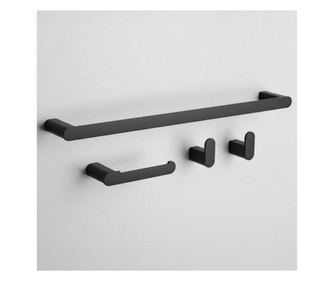 Fürdőszobai Akasztó Készlet Rea Mati Fekete