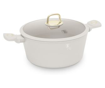 Lonec s pokrovom 28 cm, 6,1 l Sahara Berlinger Haus BH 8072, premaz proti prijemanju, krem