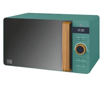 Ретро микровълнова фурна, 20 литра, Swan, градински чай