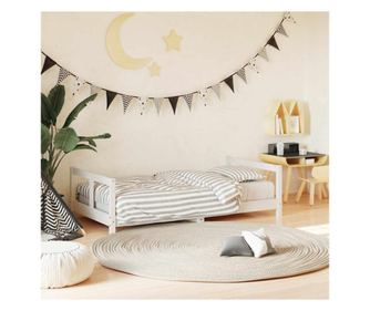 Παιδικό Κρεβάτι, 80x160 εκ., Από Μασίφ Ξύλο Πεύκου