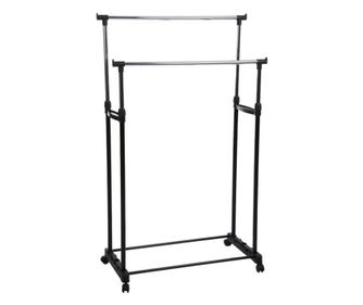 Suport haine mobil dublu  5five 84x42 x H. 96.5 / 170 cm