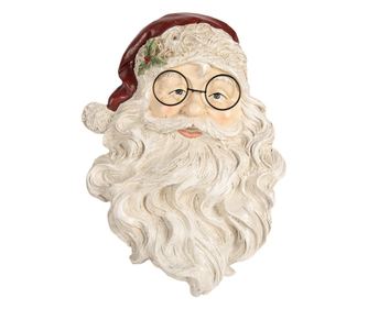 Multicolor Polyresin Santa Claus Figurine 13x9x23 cm