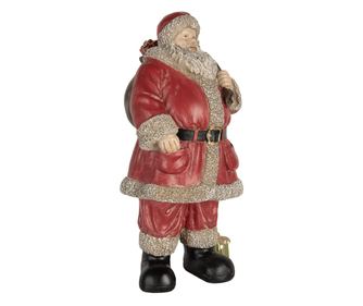 Multicolor Polyresin Santa Claus Figurine 21x19x40 cm