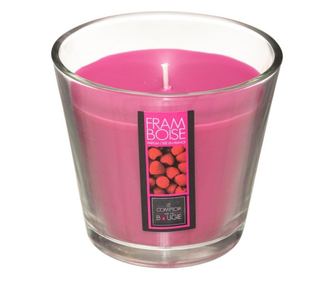 EXO-L Málna illatú gyertya, 9x8,3 cm, 190 gr