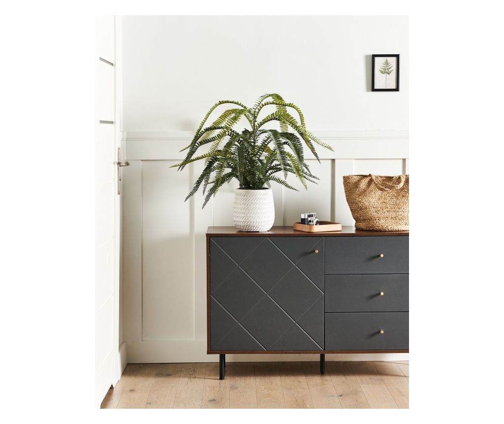 Plantă artificială FERN LEAF PLANT 105 cm Verde