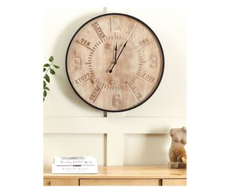 Ceas de perete DOLE 60 cm Maro deschis