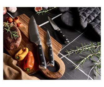 Set de 3 cuțite IKEDA Negru