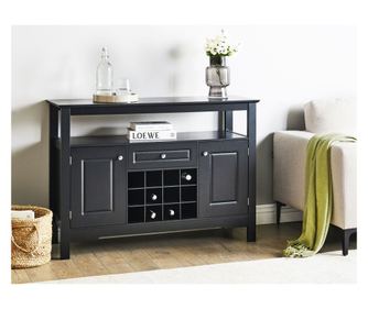 Dulap pentru vinuri TIMBOON Negru