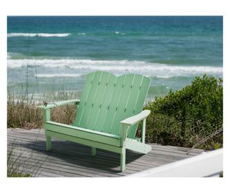 Bancă de grădină ADIRONDACK 125 cm Verde deschis