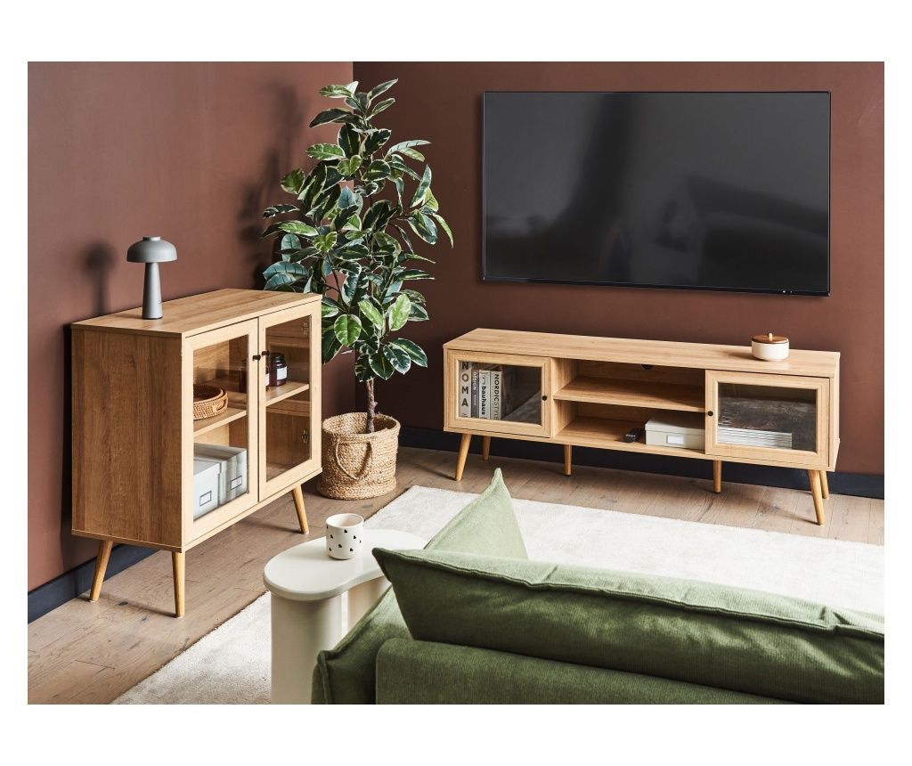 ALBANY TV Stand Light Brown