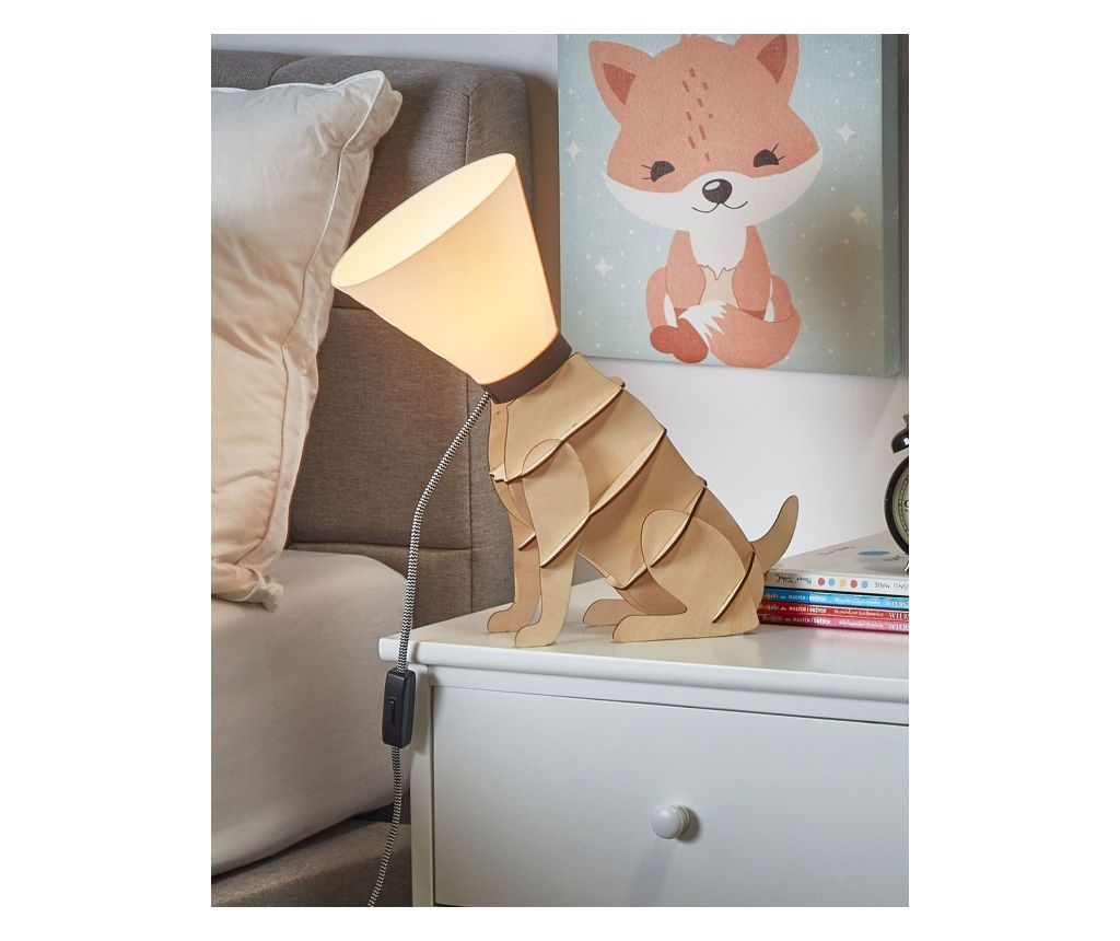 Lampă de masă ISNA Maro deschis